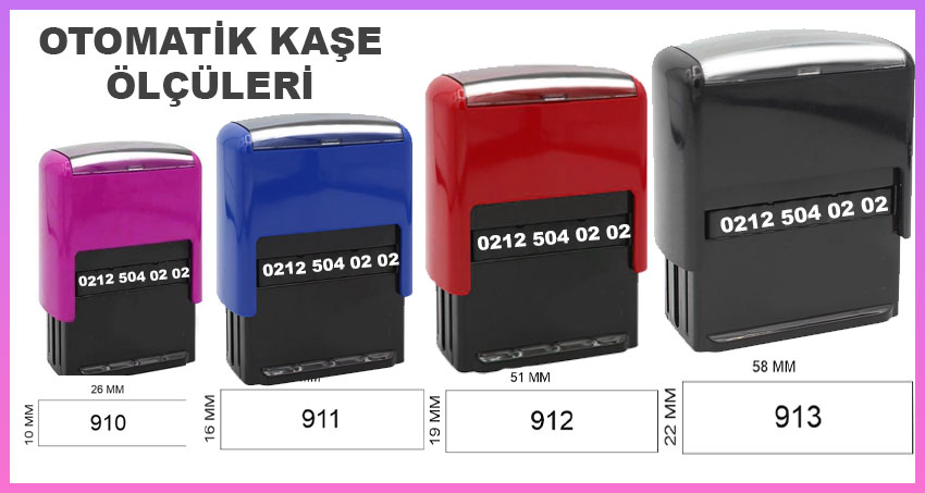 Otomatik Kaşe ve Otomatik Kaşe Ölçüleri Nedir ?