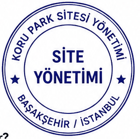 Yuvarlak Site Yönetimi Kaşesi
